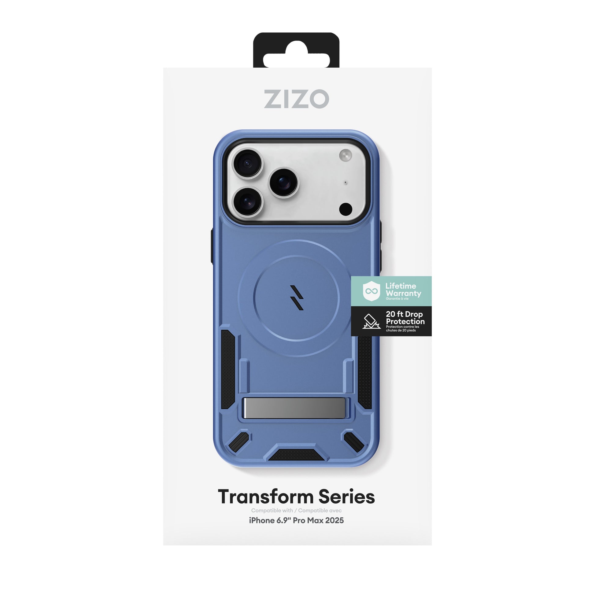 ZIZO TRANSFORM Series iPhone 17 Pro Max MagSafe Case - Blue - ZIZO Wireless