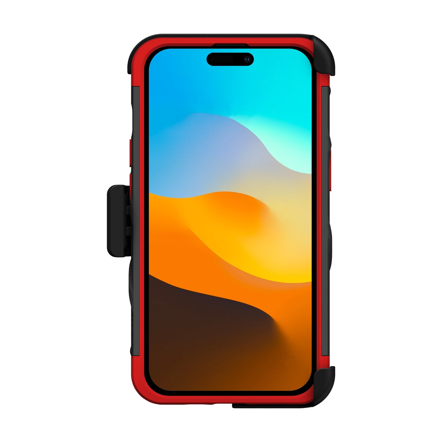 ZIZO BOLT Bundle iPhone 15 Case - Red - ZIZO Wireless