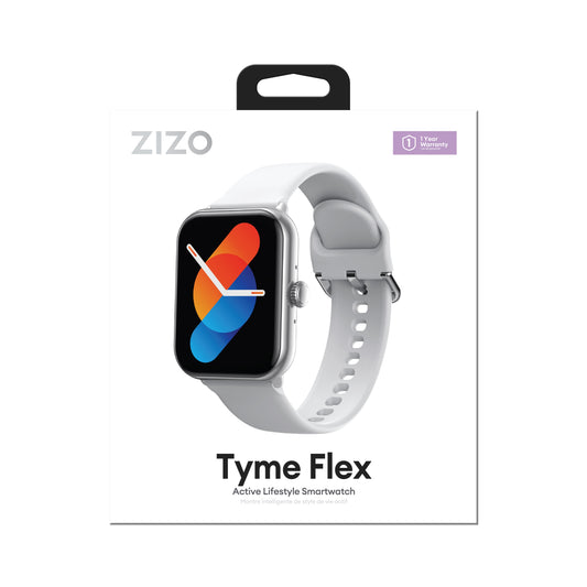 ZIZO TYME Flex Smart Watch - White