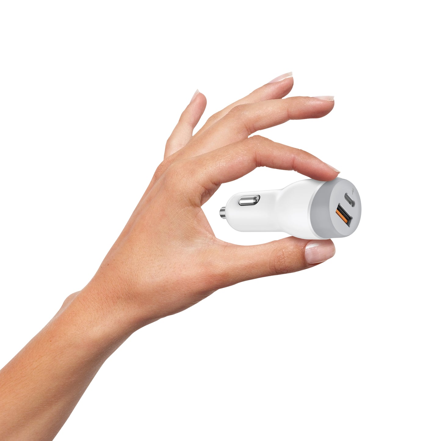 ZIZO PowerVault 30W Dual Port Car Charger Bundle + Lightning to USB-C Cable + USB-A Adapter