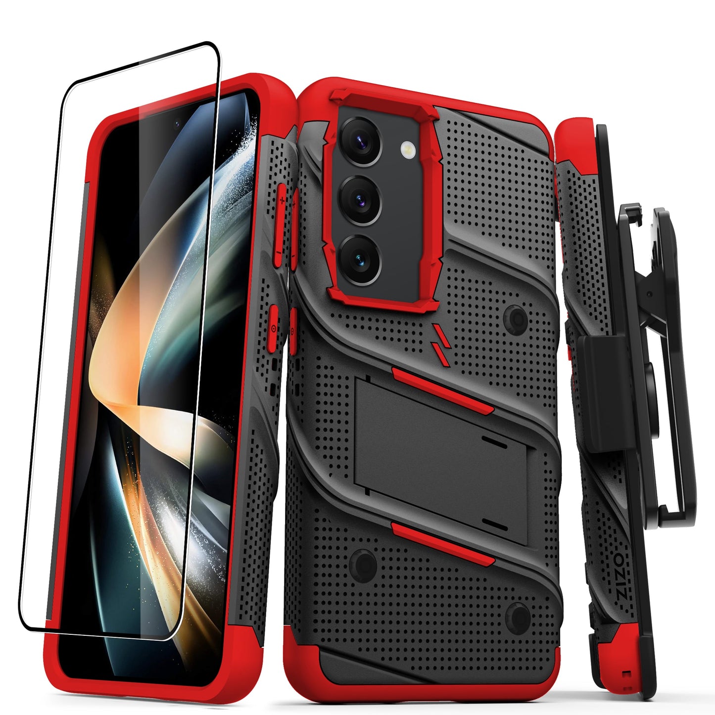 ZIZO BOLT Bundle Galaxy S23 Case with Tempered Glass