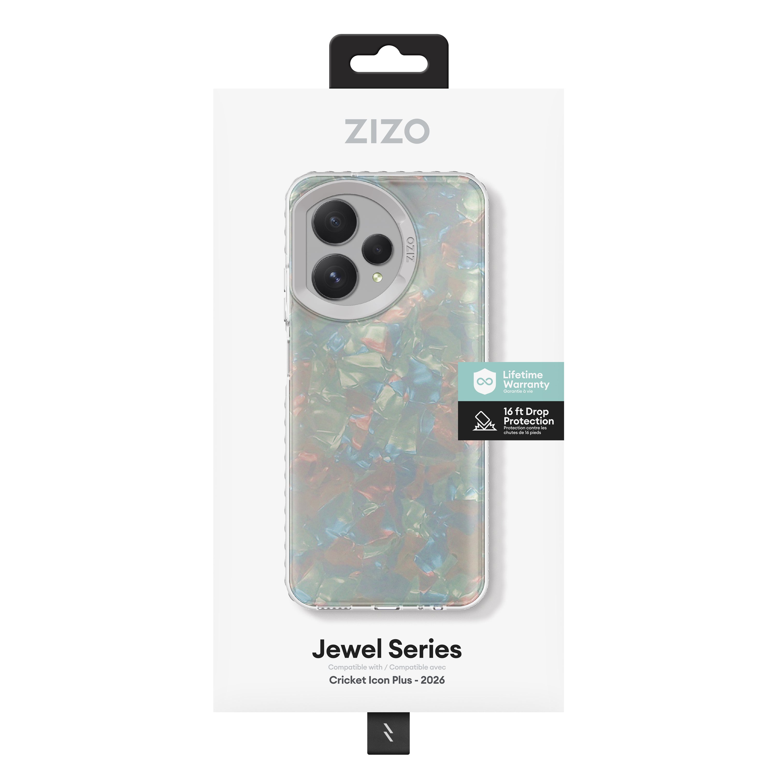 ZIZO JEWEL Series Cricket Icon Plus 2026 Case - Opal – ZIZO Wireless