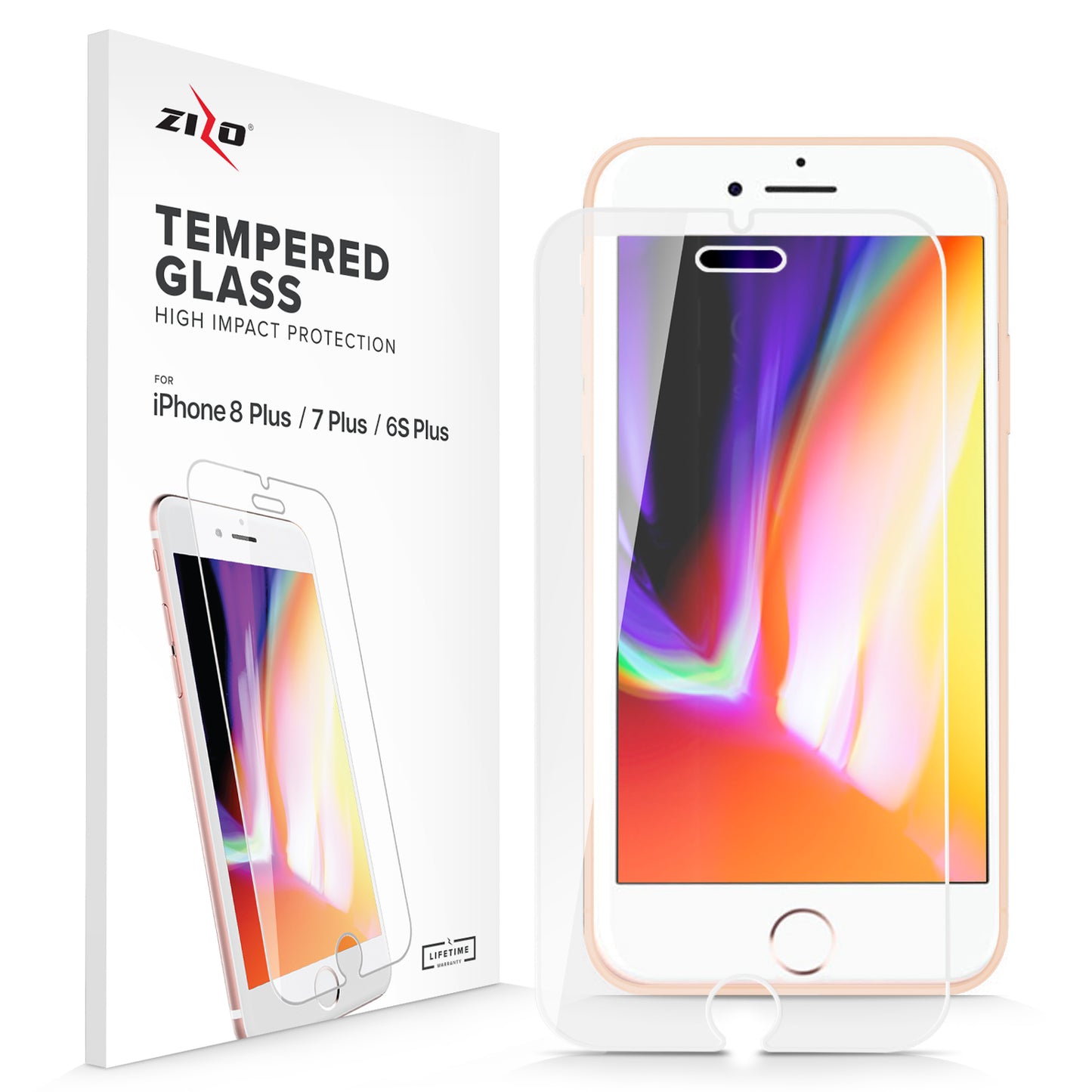 For iPhone 8 Plus / iPhone 7 Plus 5.5in- Lightning Shield 0.33mm Tempered Tempered Glass Screen Protector