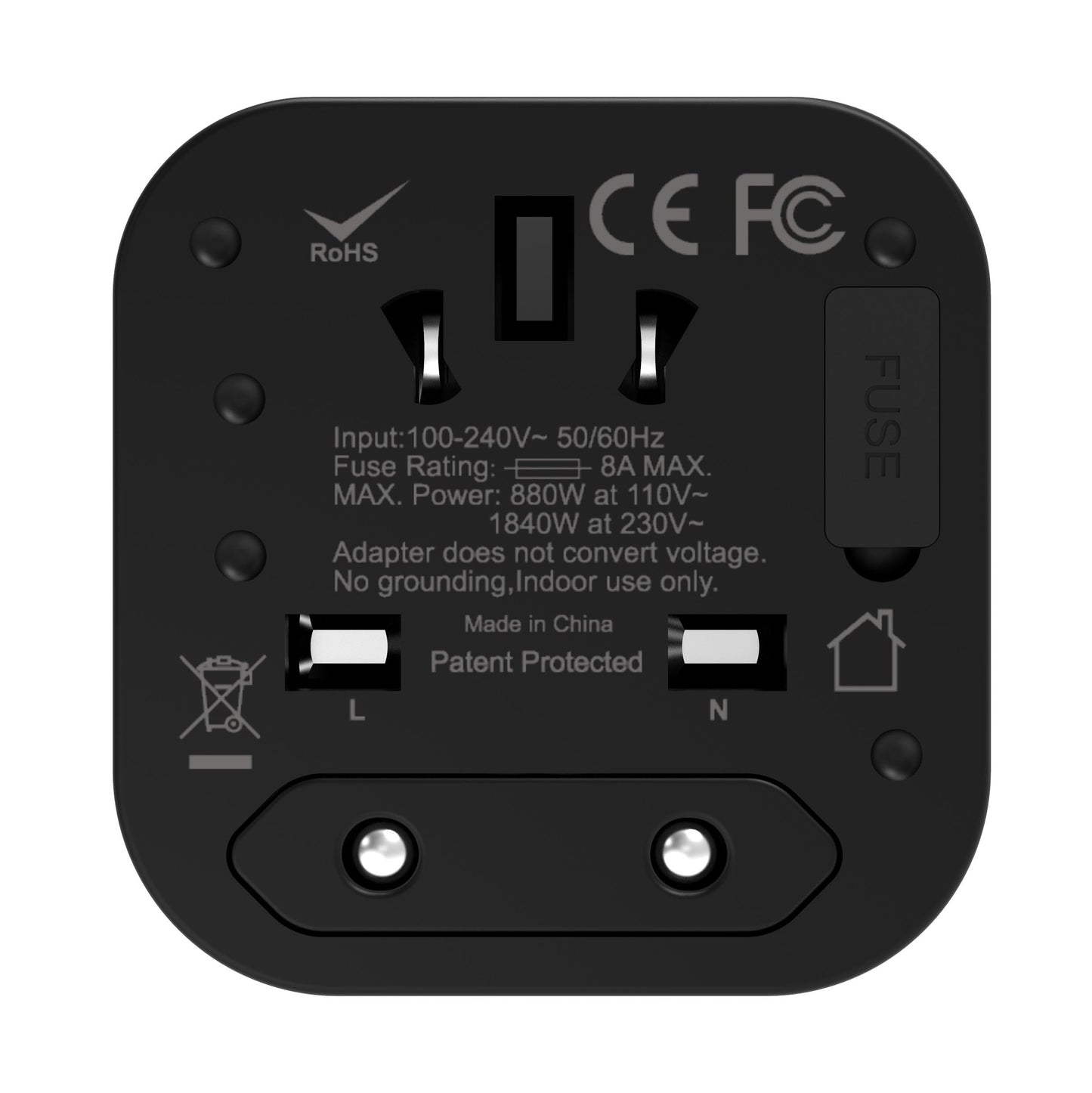 ZIZO World Travel Adapter UA101 3.4a