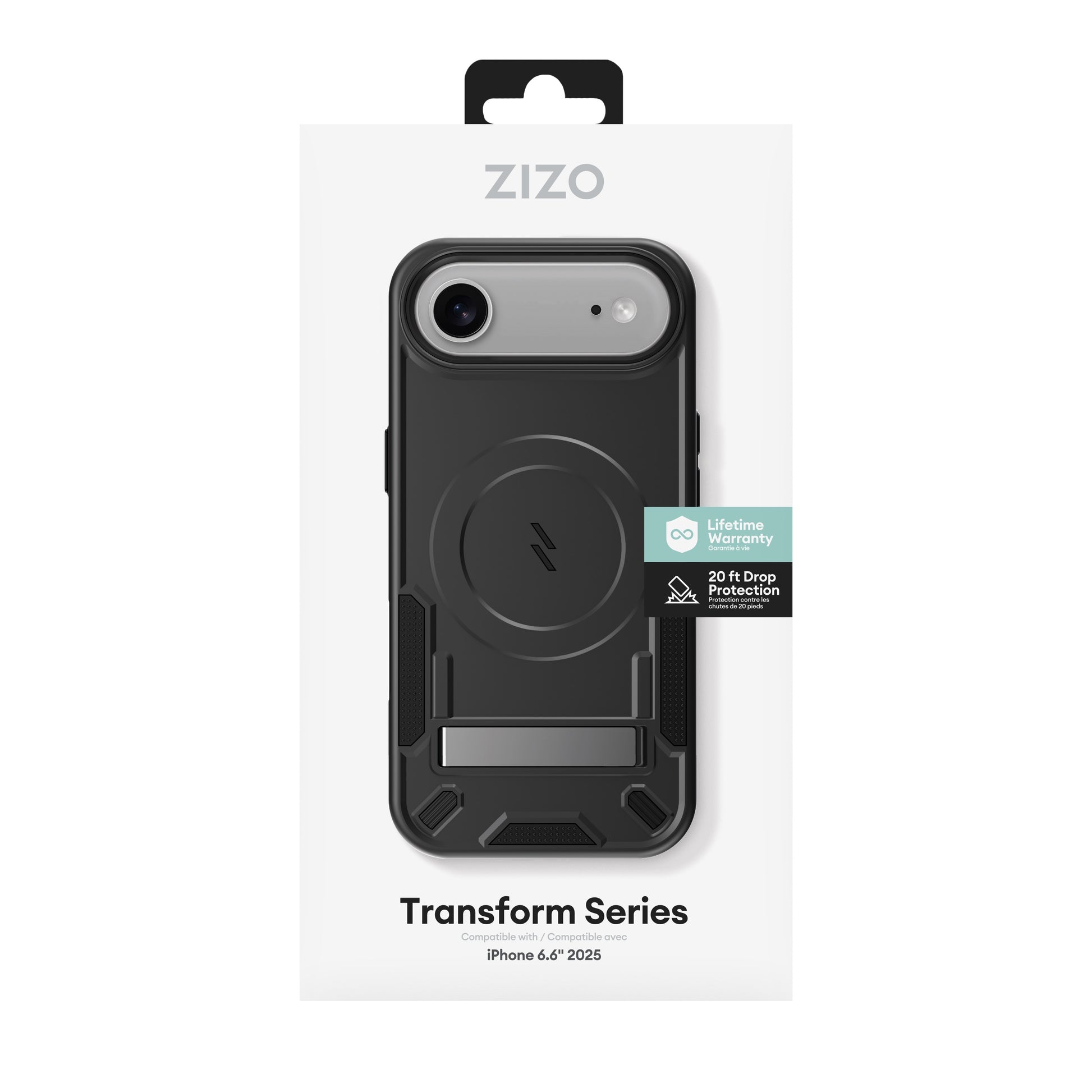 ZIZO TRANSFORM Series iPhone Air MagSafe Case - Black - ZIZO Wireless