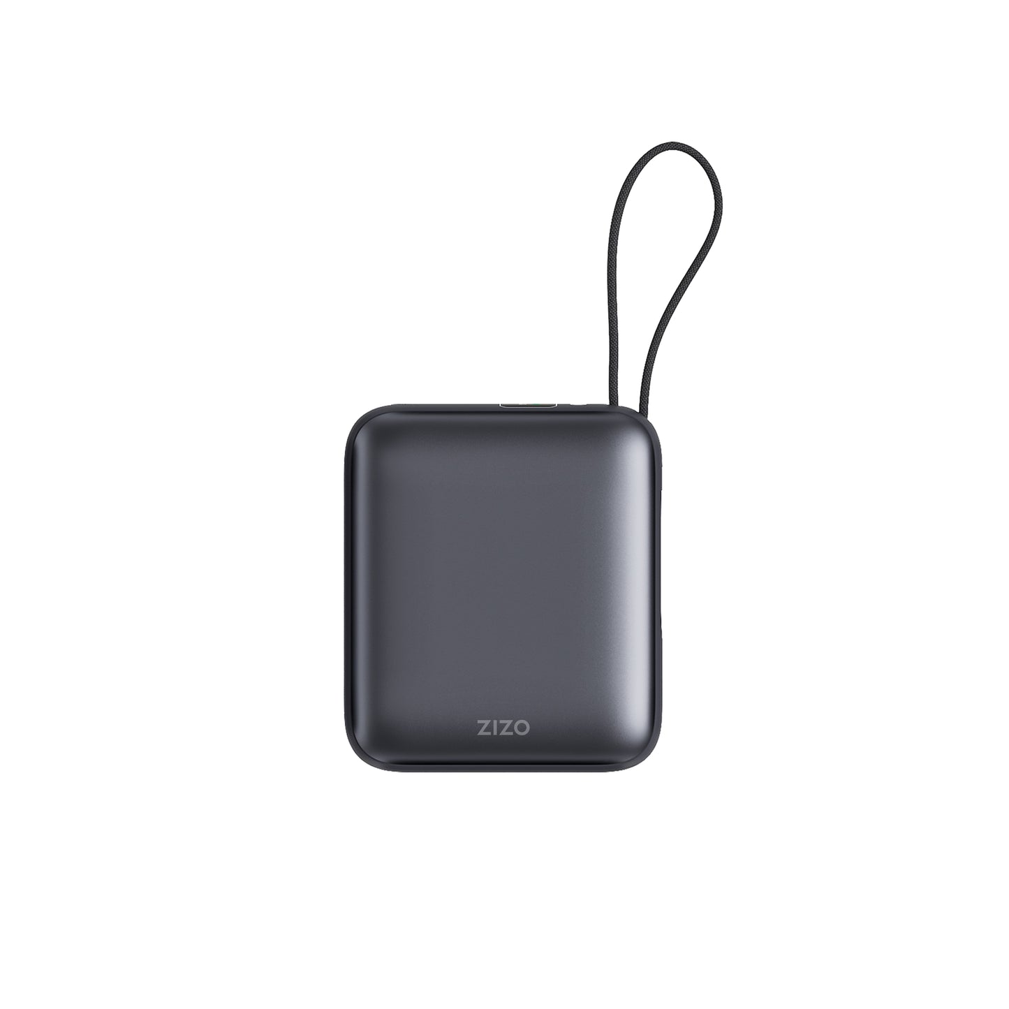 ZIZO PowerVault 35W Power Bank 10,000mAh with Built-in USB-C Cable - Space Black