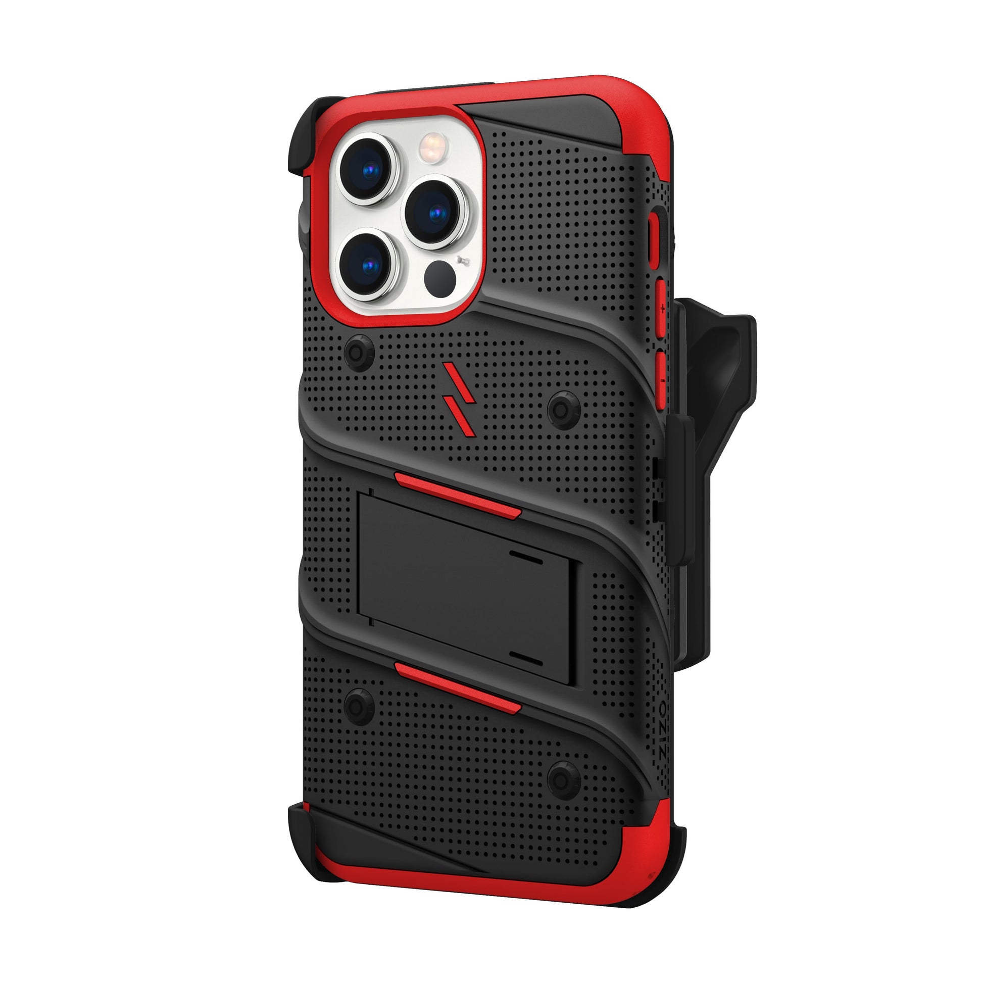 ZIZO BOLT Bundle iPhone 15 Pro Max Case - Red - ZIZO Wireless
