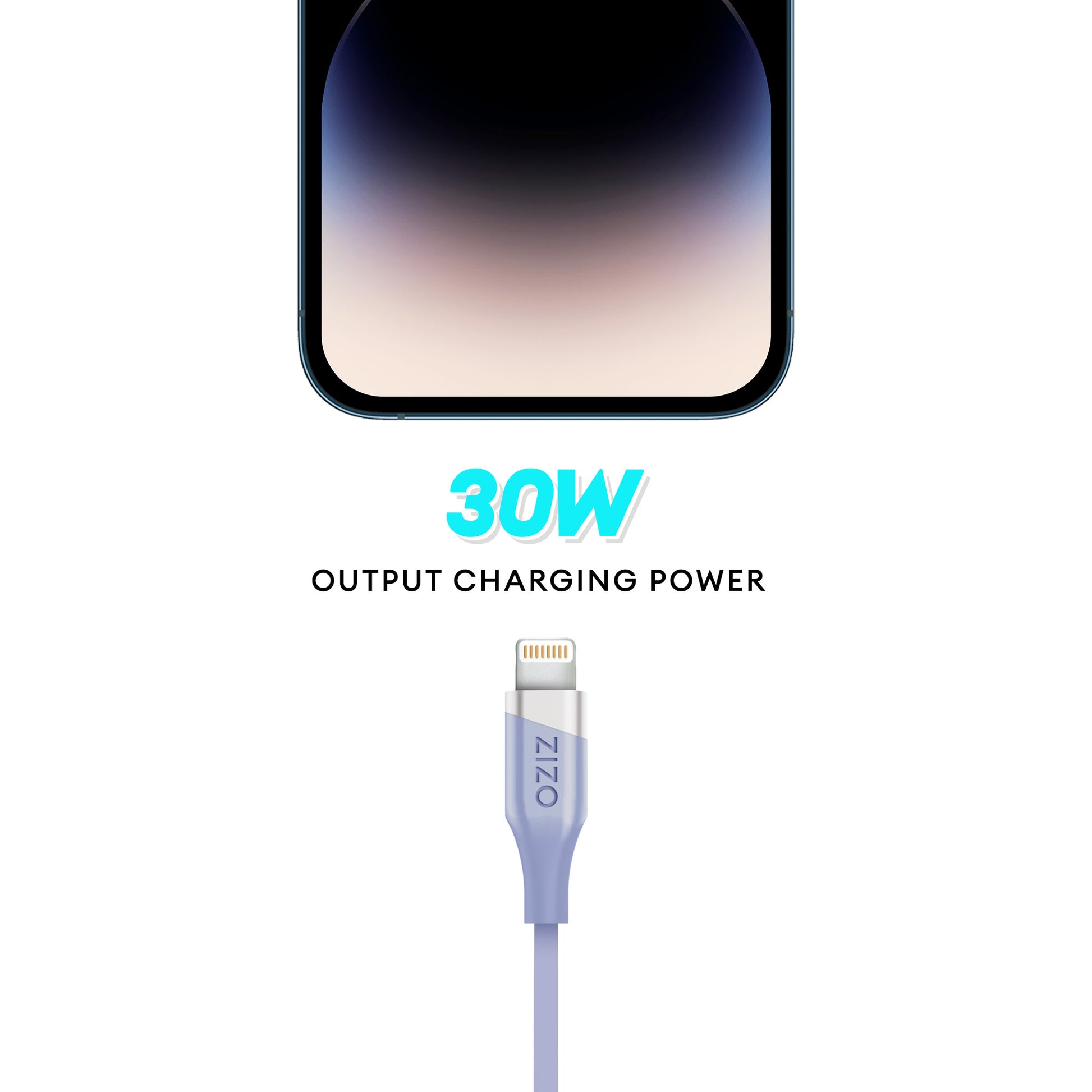ZIZO PowerVault Cable USB-C to Lightning 6FT - ZIZO Wireless