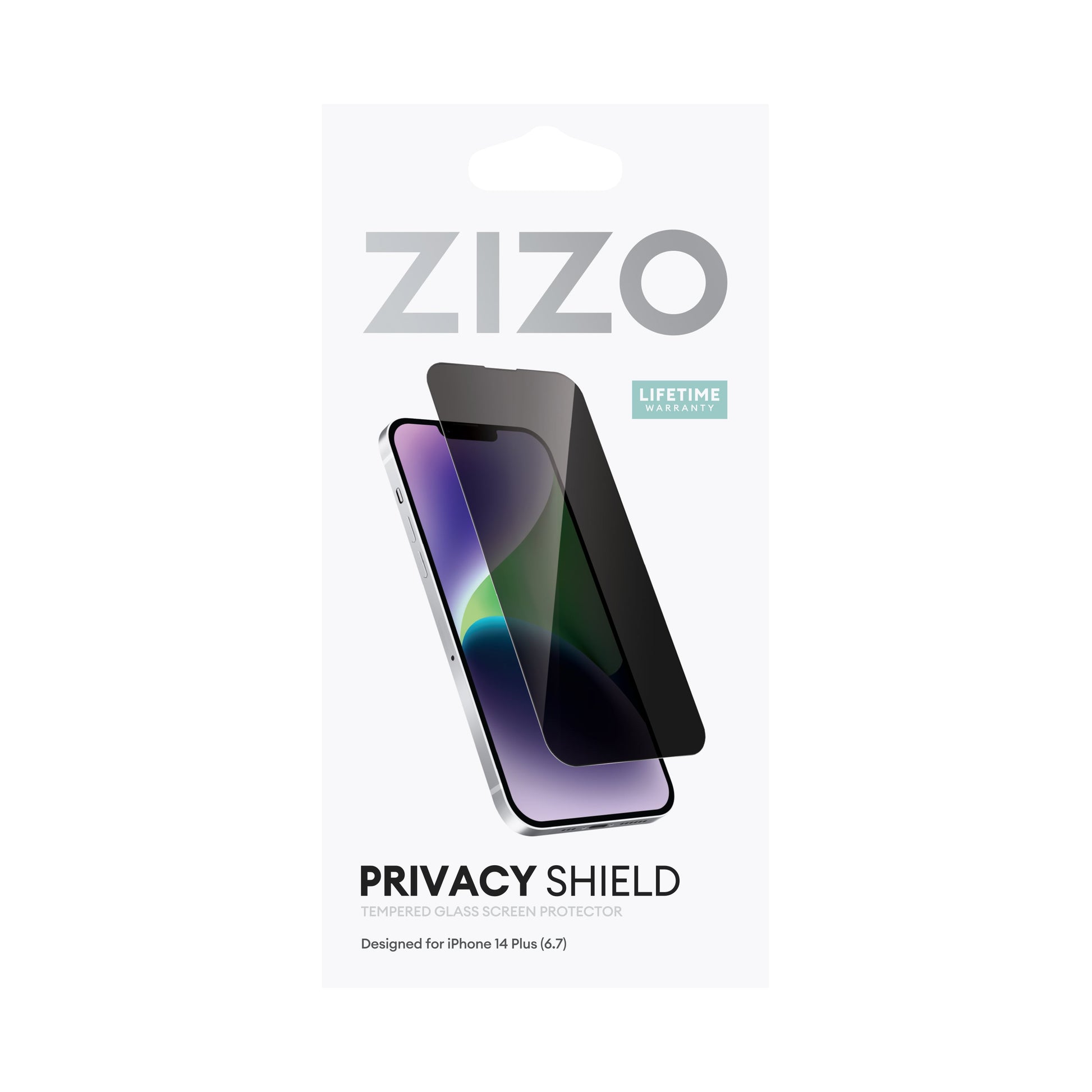 ZIZO PRIVACY Tempered Glass Screen Protector for iPhone 14 Plus, iPhone 13 Pro Max - Privacy - ZIZO Wireless