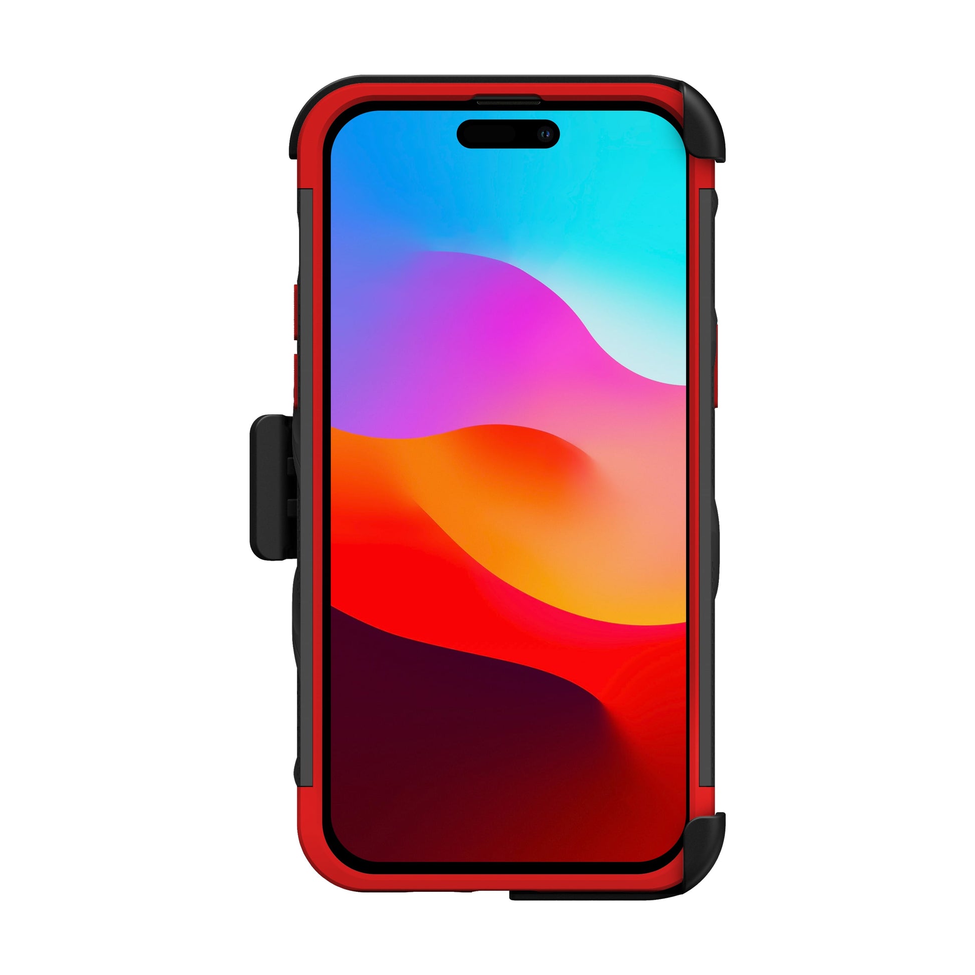ZIZO BOLT Bundle iPhone 15 Pro Max Case - Red - ZIZO Wireless