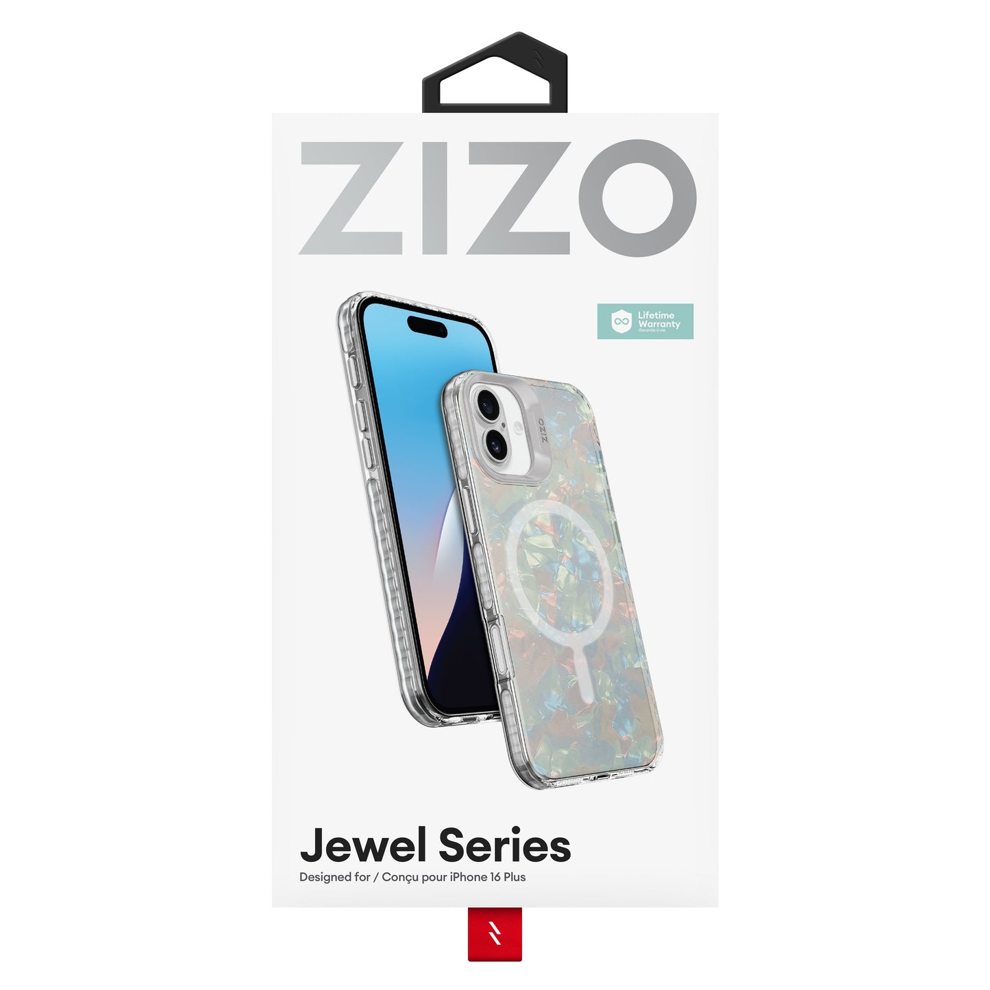 ZIZO JEWEL Series iPhone 16 Plus MagSafe Case - Opal
