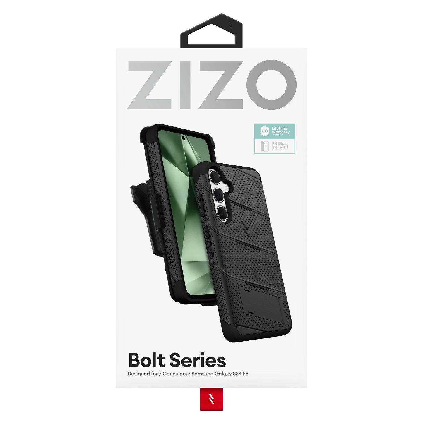ZIZO BOLT Bundle Galaxy S24 FE Case - Black