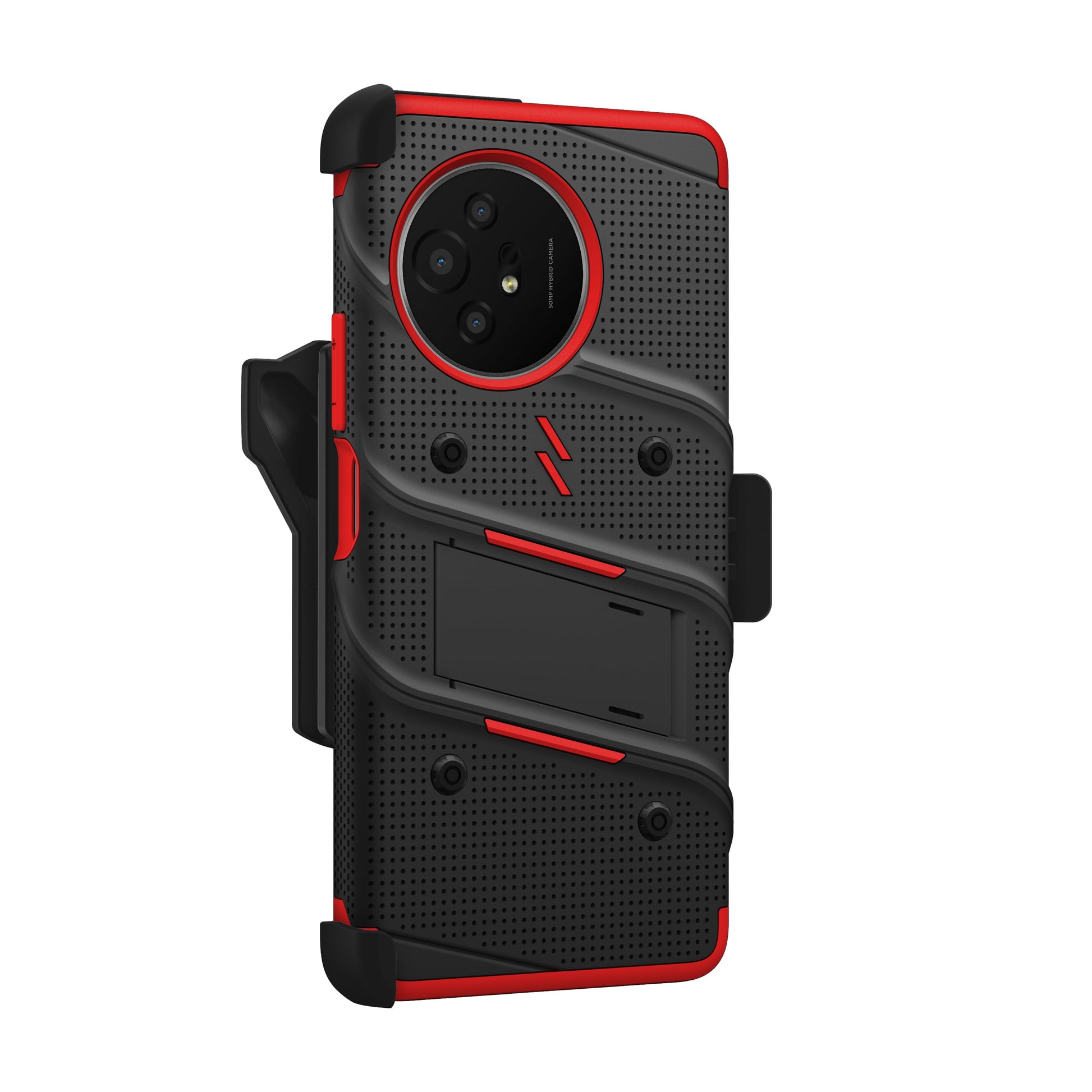 ZIZO BOLT Bundle TCL Goldfinch Case - Black / Red - ZIZO Wireless