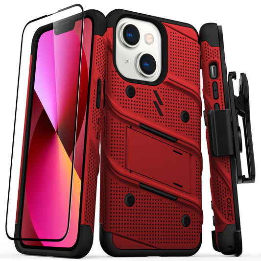 ZIZO BOLT Bundle iPhone 13 Case with Tempered Glass