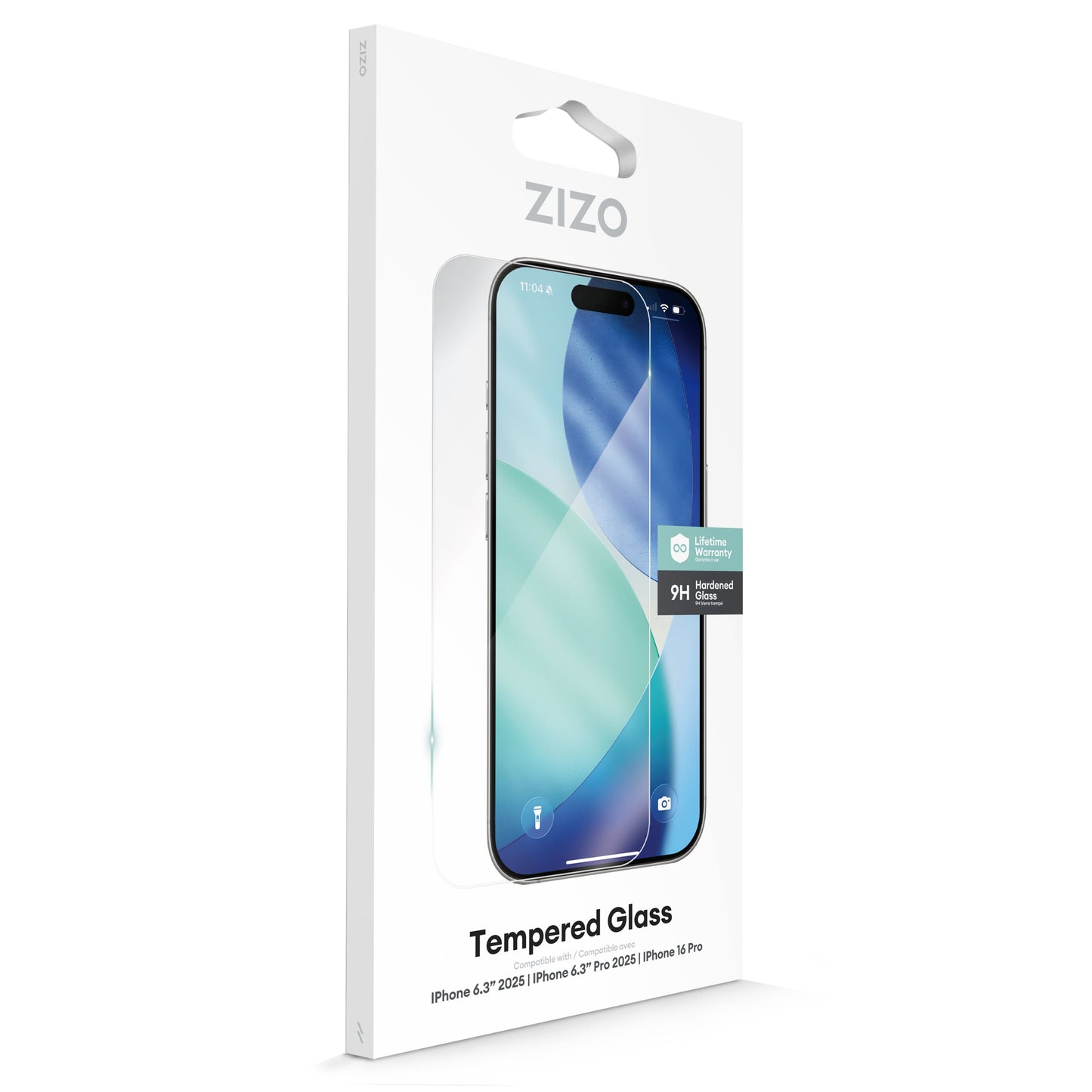 ZIZO TEMPERED GLASS Screen Protector for iPhone 17 Pro - Clear