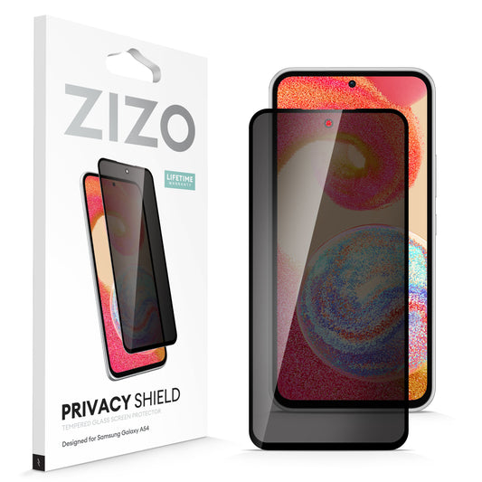 ZIZO PRIVACY Tempered Glass Screen Protector for Galaxy A54 5G - Privacy - ZIZO Wireless