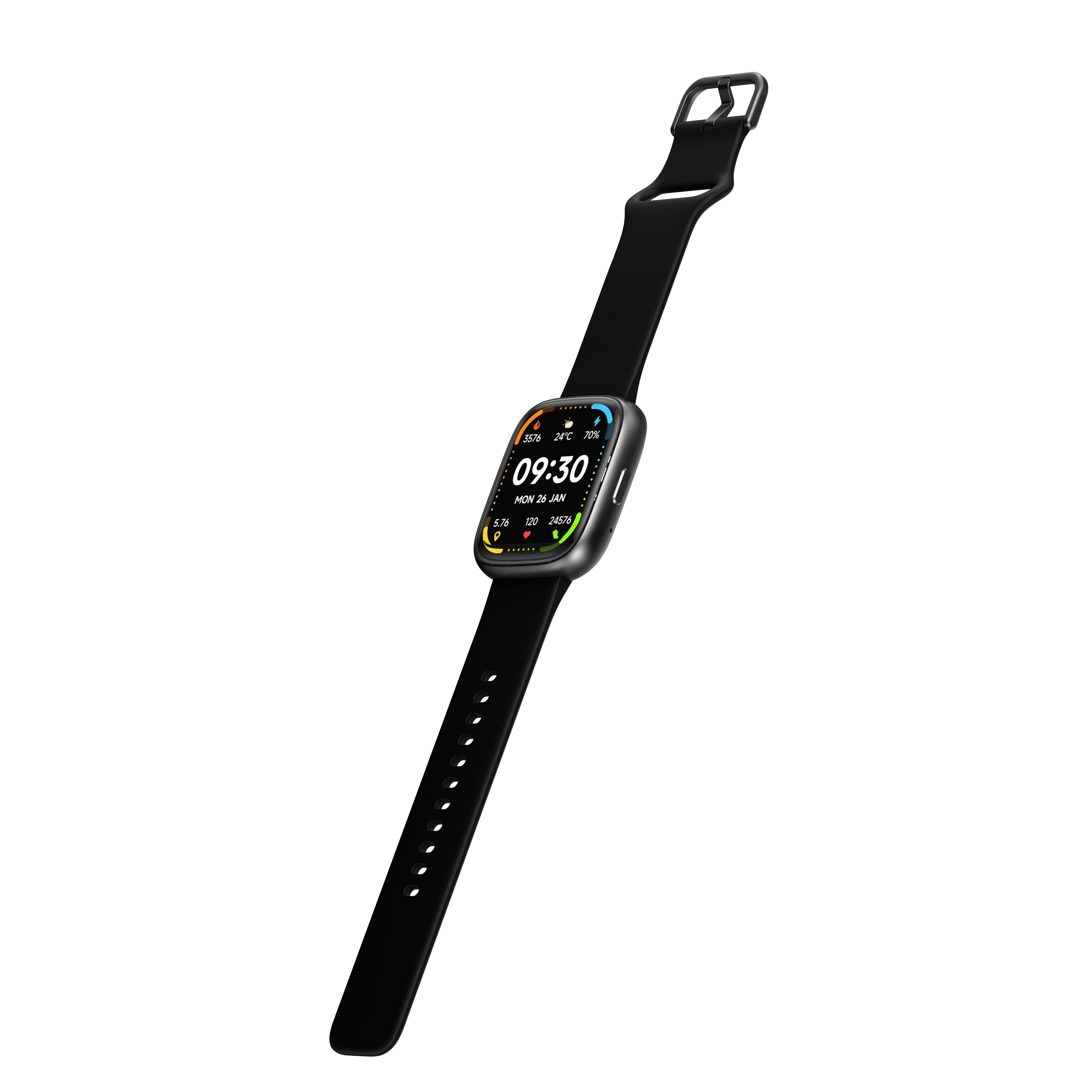 ZIZO TYME Flex Smart Watch - Black & Blue – ZIZO Wireless