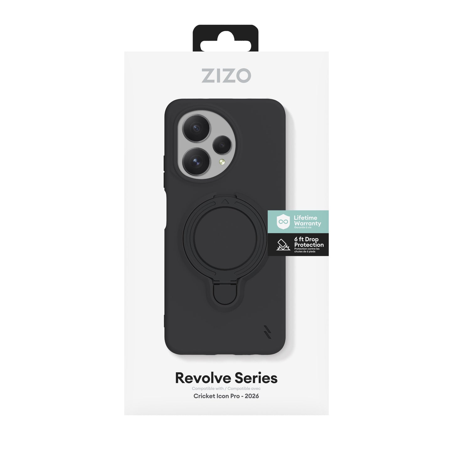 ZIZO REVOLVE Series Cricket Icon Pro - 2026 Case - Magnetic Black