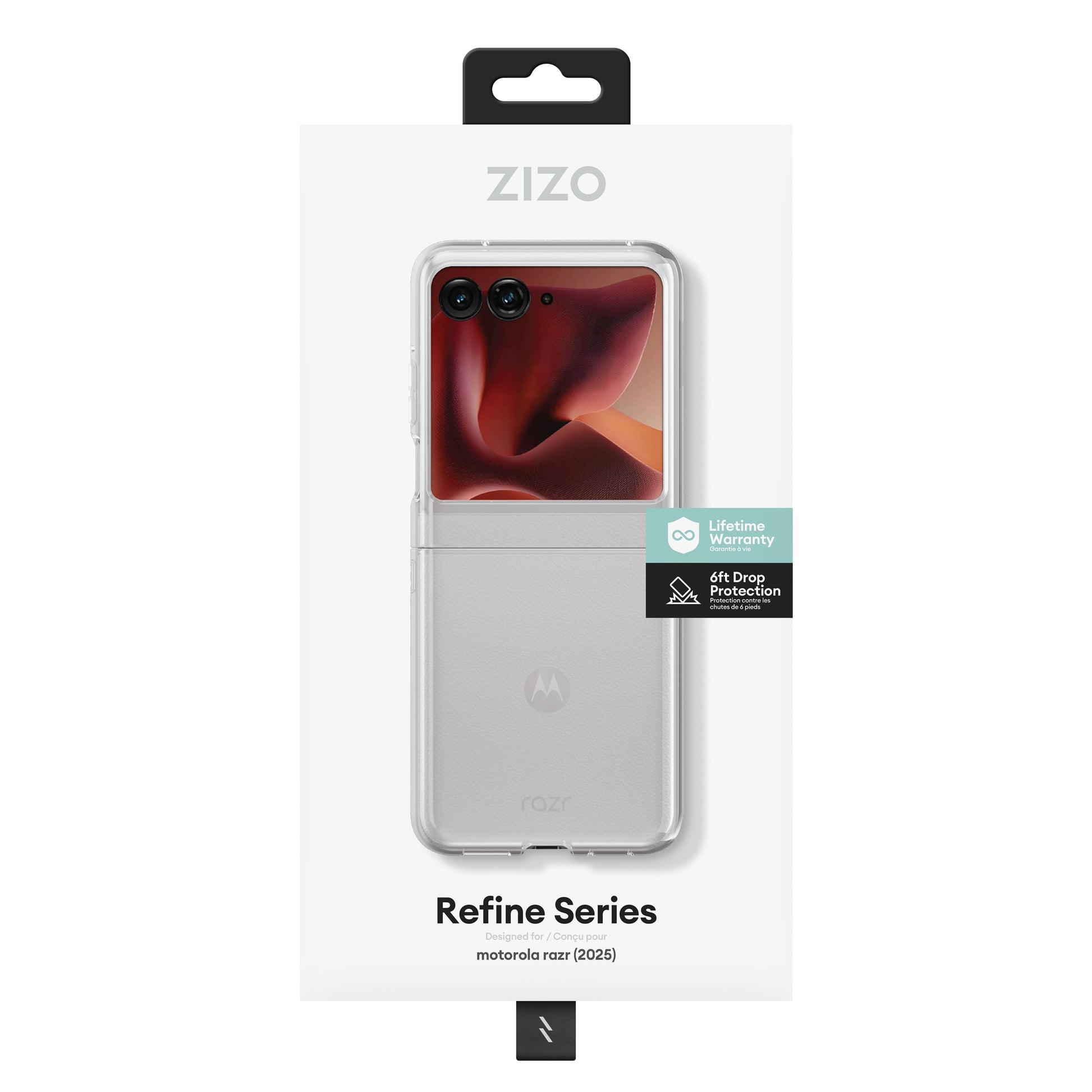 ZIZO REFINE Series moto razr (2025) Case - Clear - ZIZO Wireless
