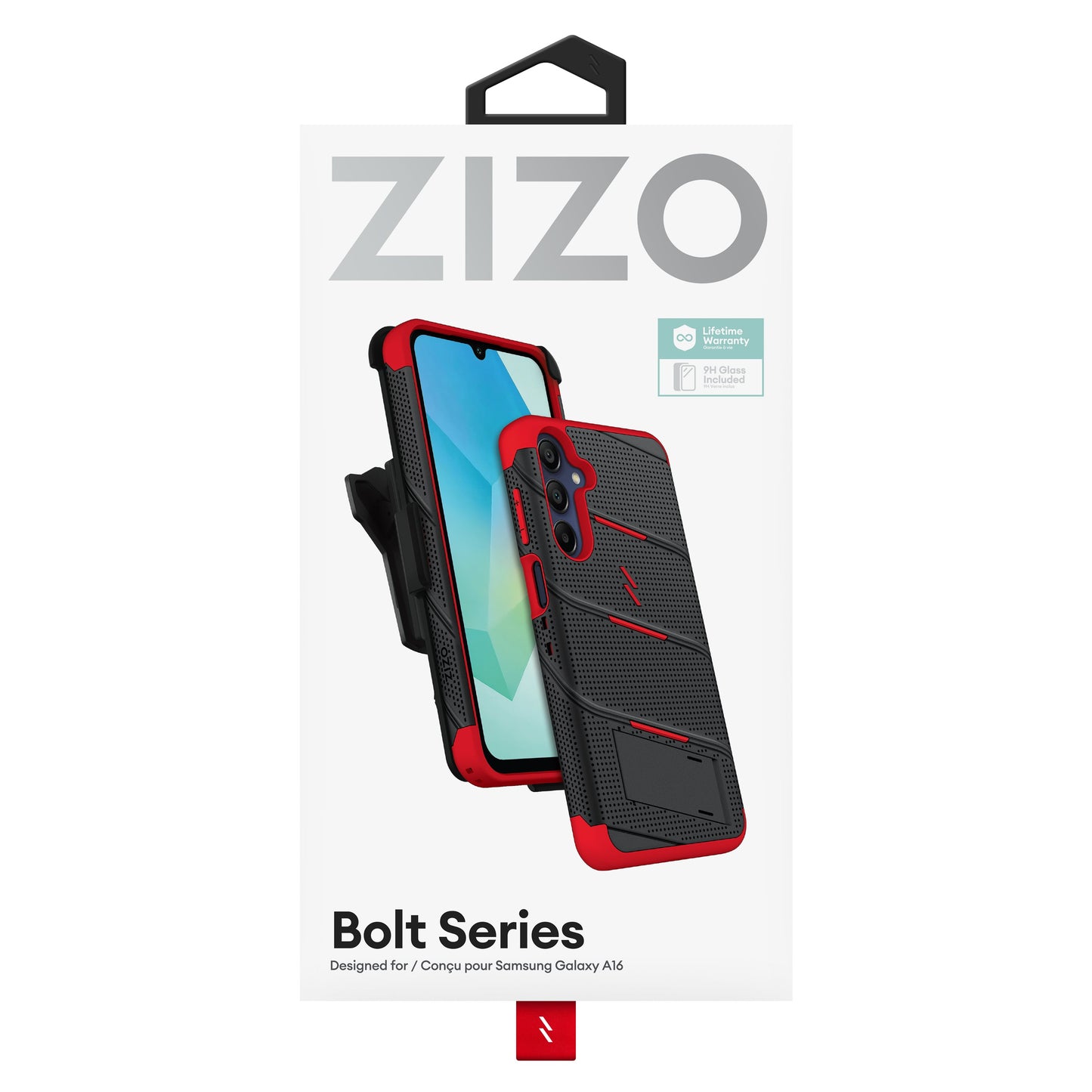 ZIZO BOLT Bundle Galaxy A16 5G Case - Red