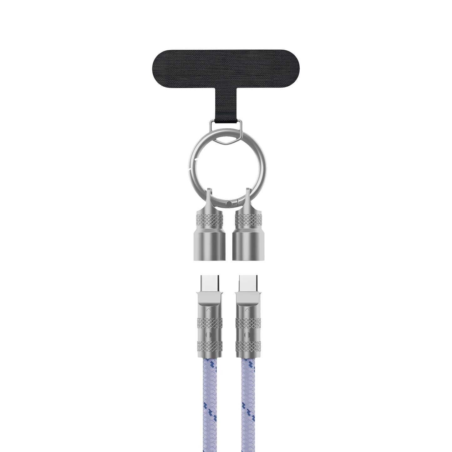 ZIZO PowerVault Link+ Lanyard USB-C Cable - Lilac