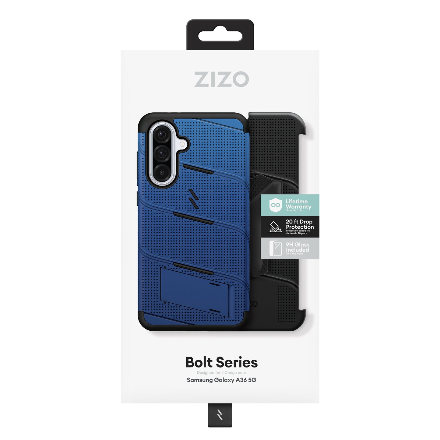 ZIZO BOLT Bundle Galaxy A36 5G Case with Tempered Glass