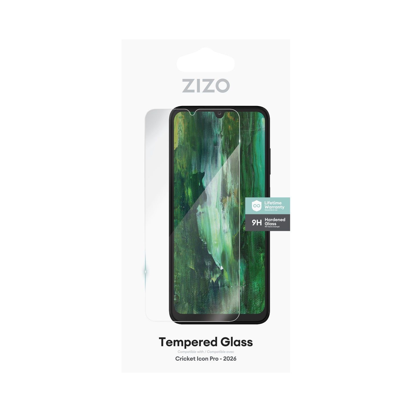 ZIZO TEMPERED GLASS Screen Protector for Cricket Icon Pro - 2026