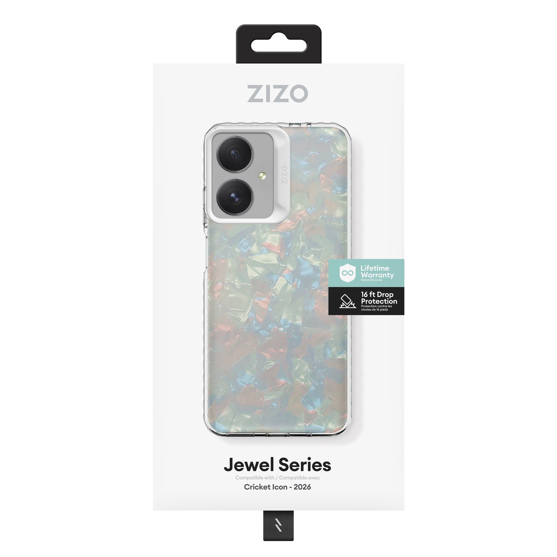 ZIZO JEWEL Series Cricket Icon - 2026 Case - Opal - ZIZO Wireless