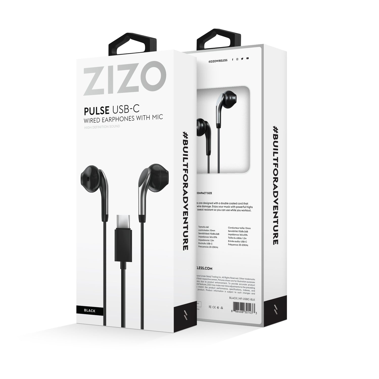 ZIZO Wired USB-C Headphones - ZIZO Wireless