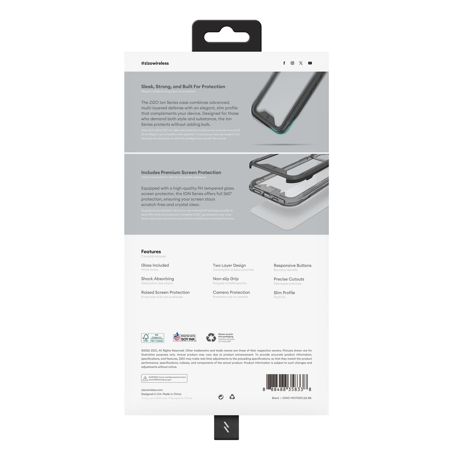 ZIZO ION Series moto g stylus - 2026 / 2025 Case