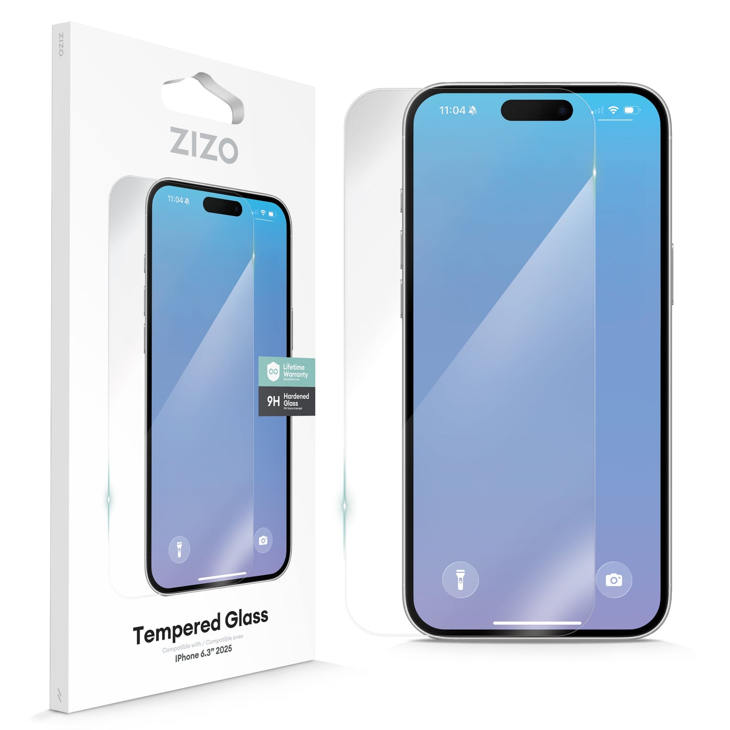 ZIZO TEMPERED GLASS Screen Protector for iPhone 17 - Clear