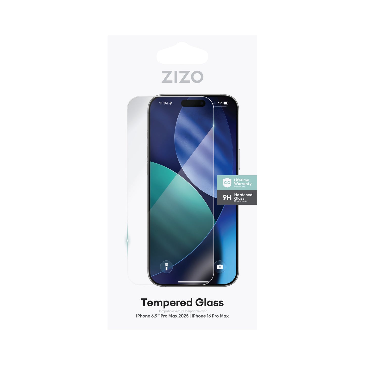 ZIZO TEMPERED GLASS Screen Protector for iPhone 17 Pro Max - Clear