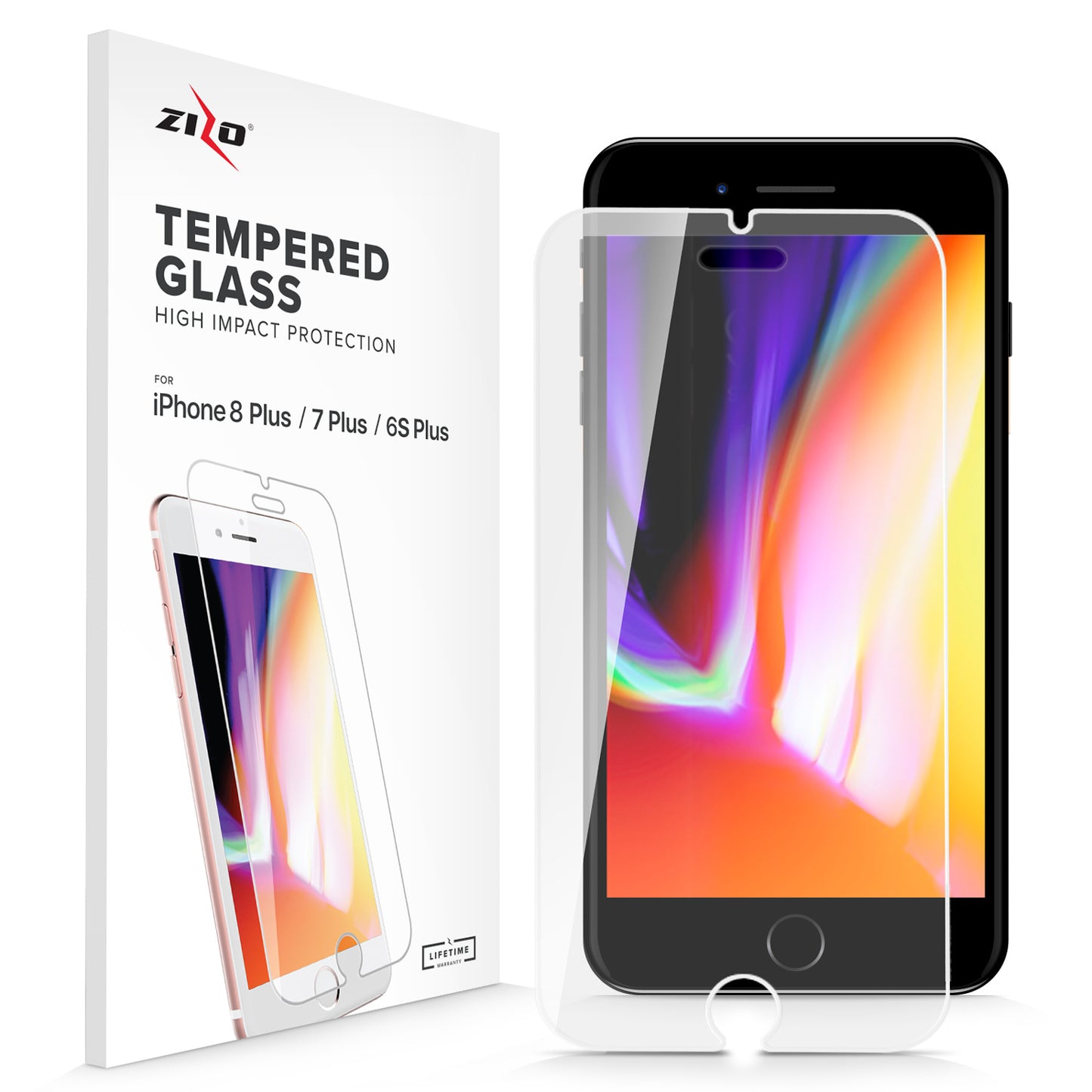 For iPhone 8 Plus / iPhone 7 Plus 5.5in- Lightning Shield 0.33mm Tempered Tempered Glass Screen Protector