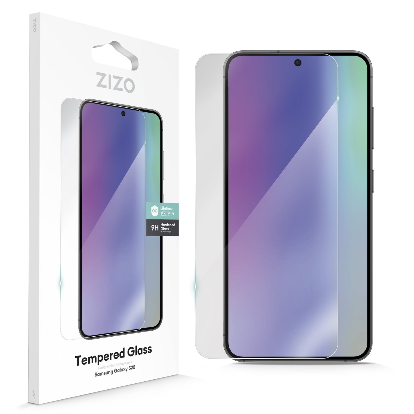 ZIZO TEMPERED GLASS Screen Protector for Galaxy S25