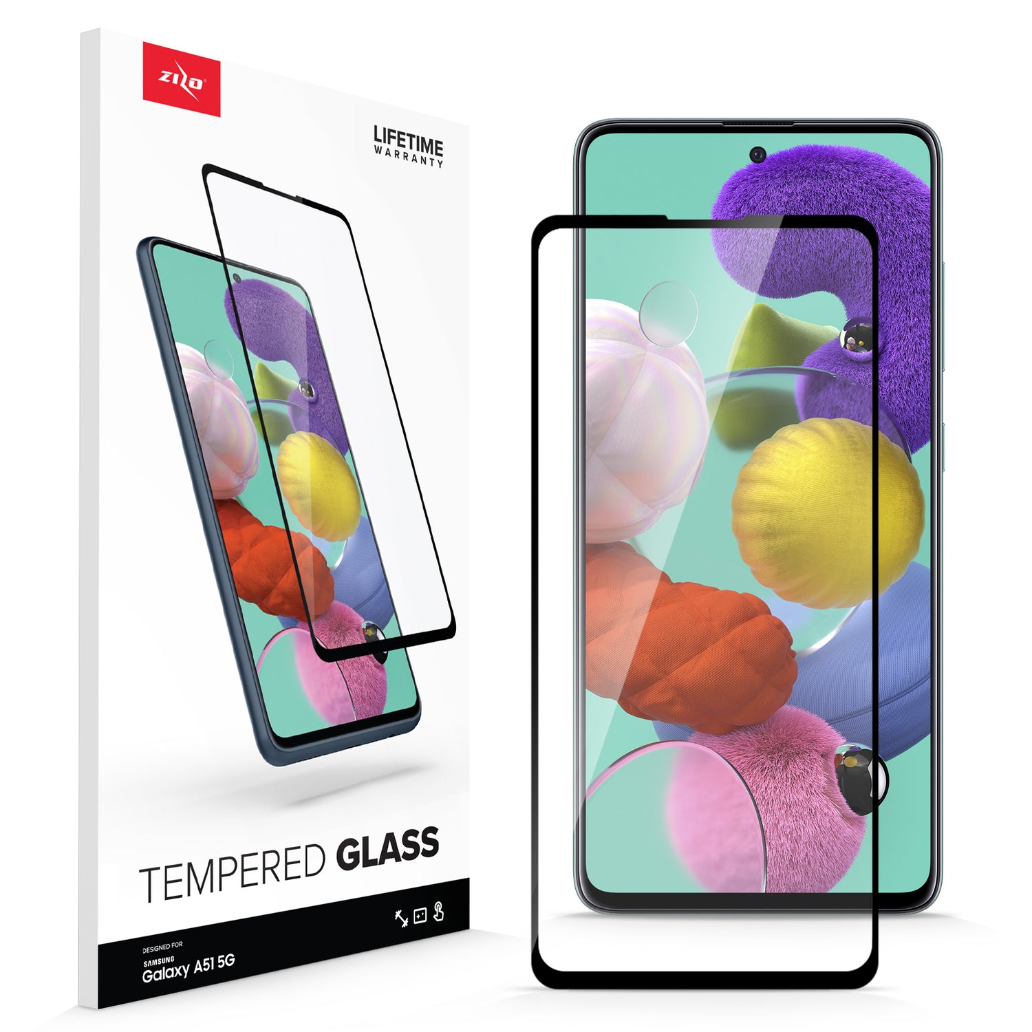 ZIZO TEMPERED GLASS Screen Protector for Galaxy A51 5G - ZIZO Wireless