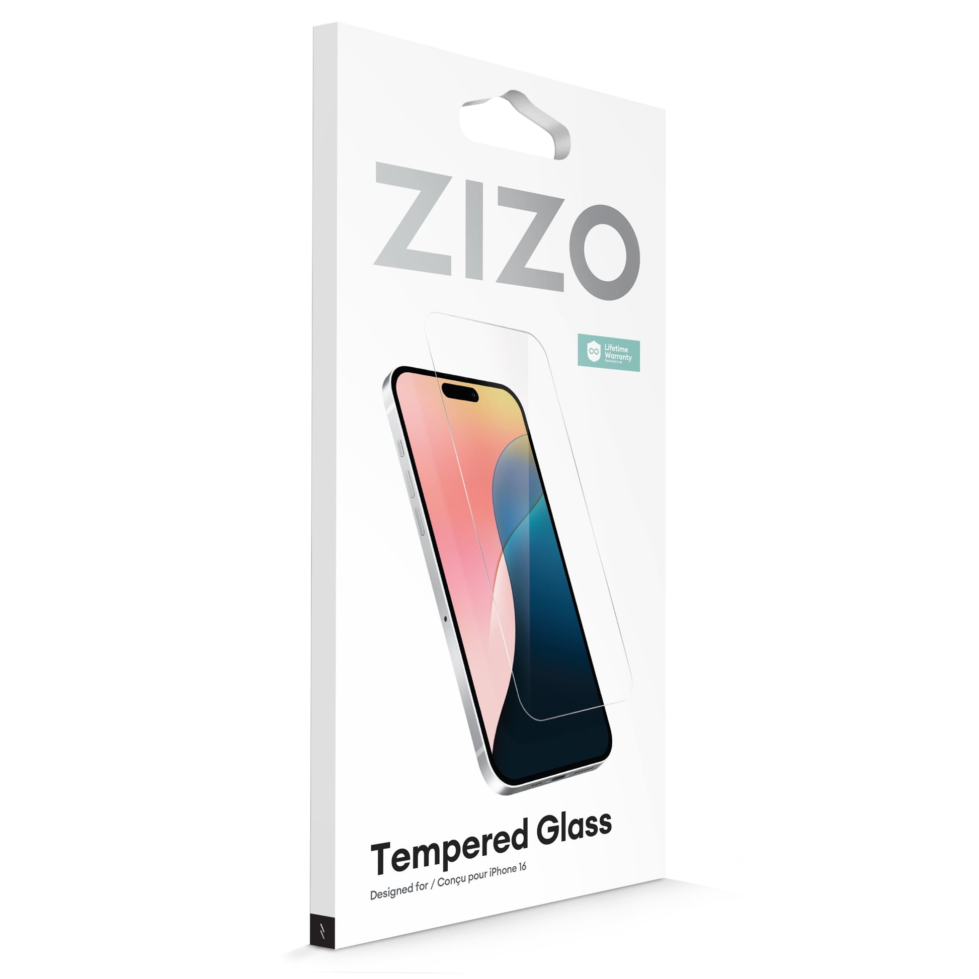 ZIZO TEMPERED GLASS Screen Protector for iPhone 16 - Clear - ZIZO Wireless
