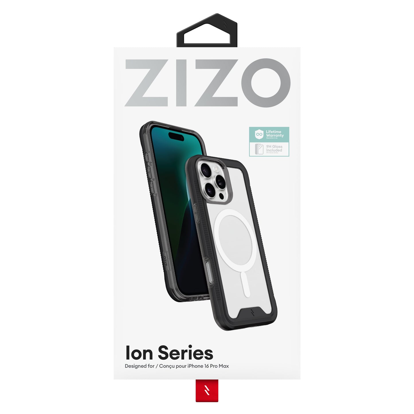 ZIZO ION Series iPhone 16 Pro Max MagSafe Case - Black
