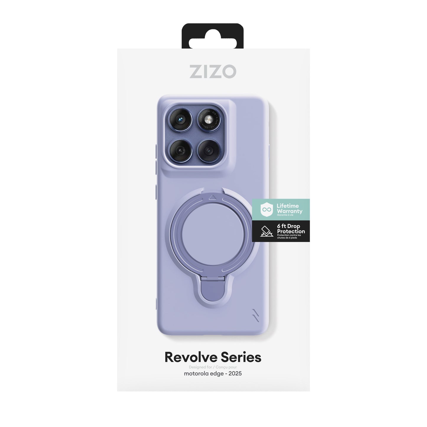 ZIZO REVOLVE Series moto edge (2025) Case - Violet
