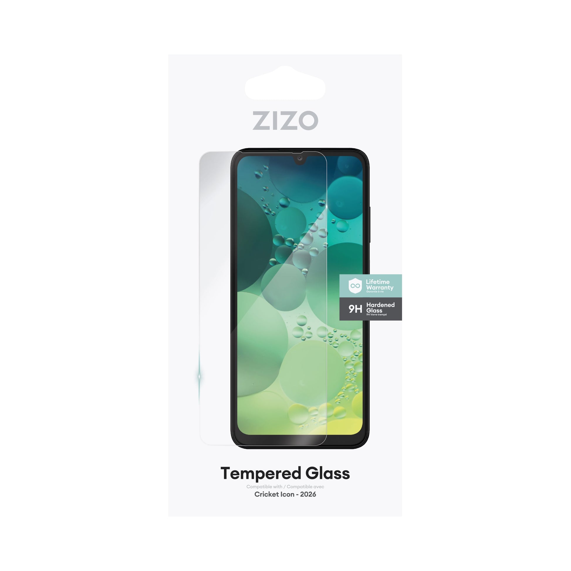 ZIZO TEMPERED GLASS Screen Protector for Cricket Icon - 2026 - Clear - ZIZO Wireless