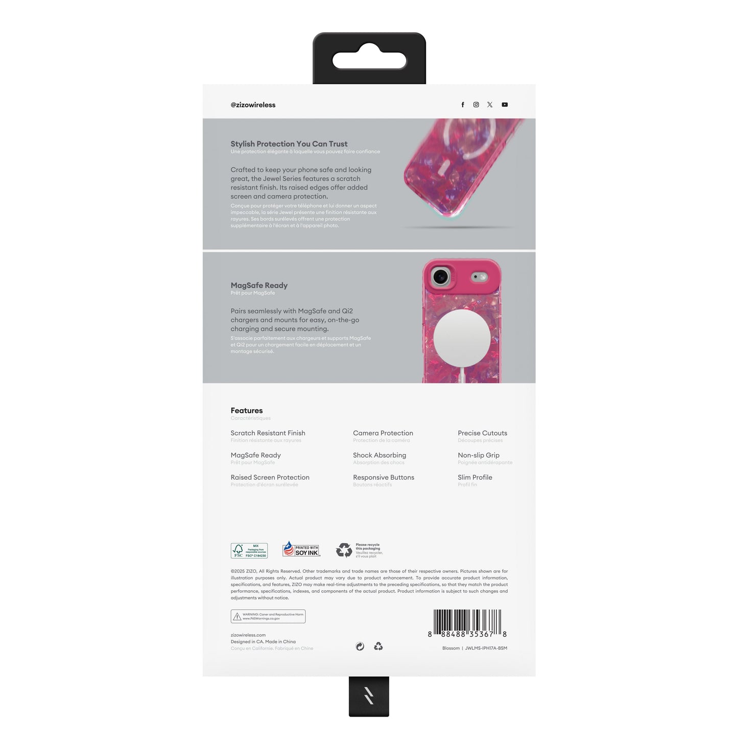 ZIZO JEWEL Series iPhone Air MagSafe Case