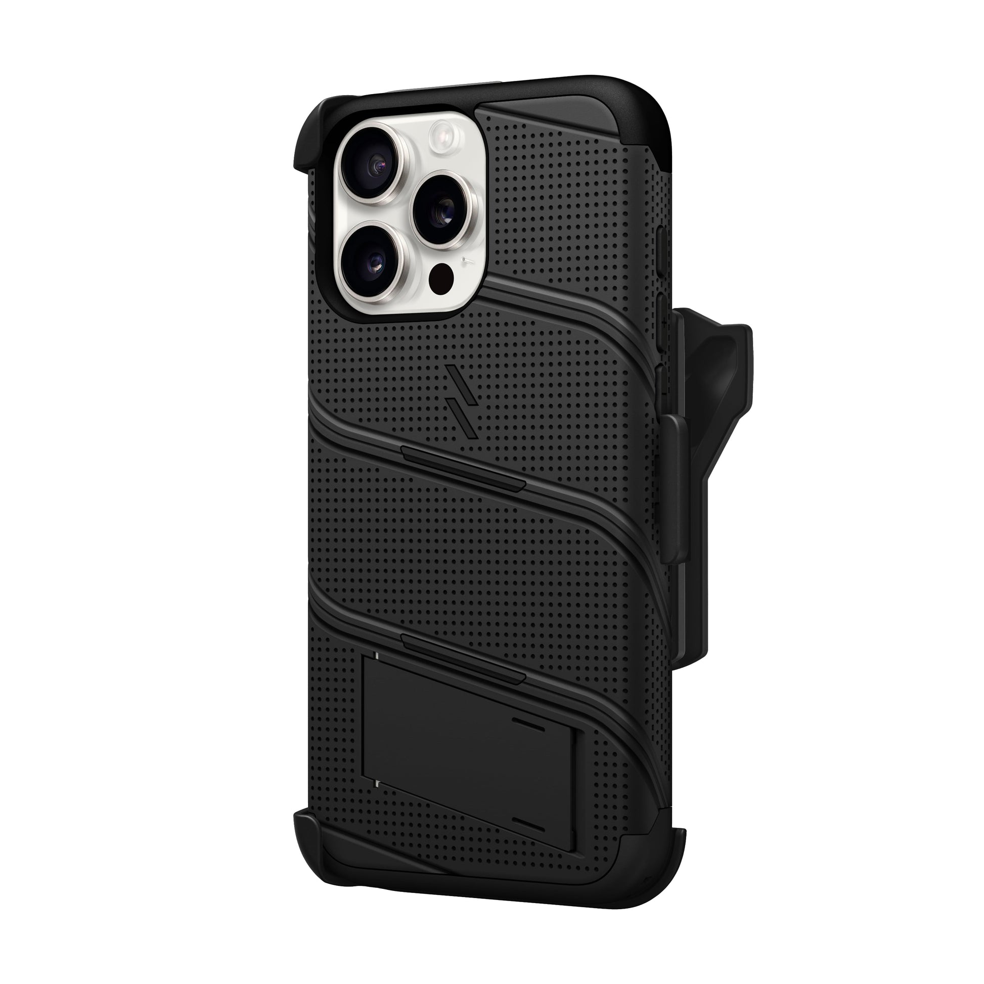 ZIZO BOLT Bundle iPhone 16 Pro Max Case - Black - ZIZO Wireless