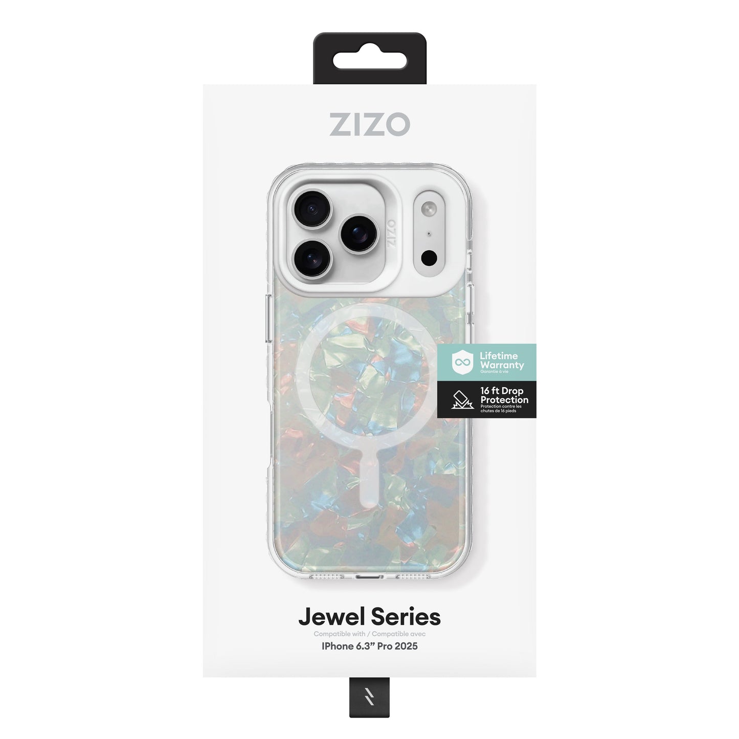ZIZO JEWEL Series iPhone 17 Pro MagSafe Case - Opal