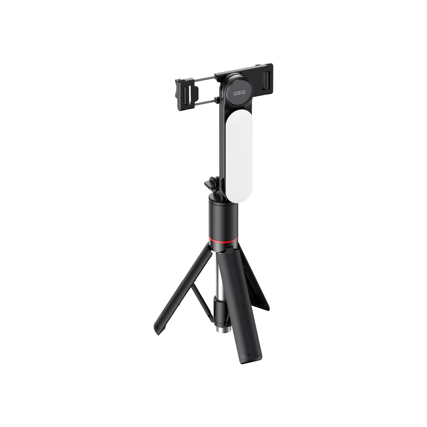 ZIZO Gear Selfie Stick Tripod with Built-in LED Light - Black