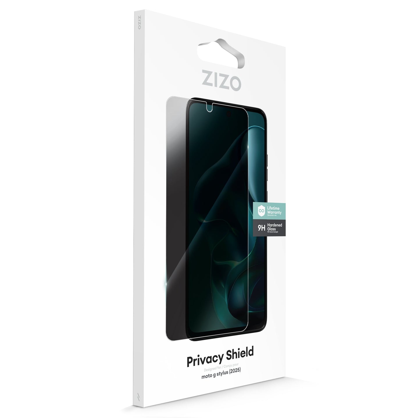ZIZO PRIVACY Tempered Glass Screen Protector for moto g stylus (2025) - Privacy