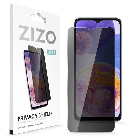 ZIZO PRIVACY Tempered Glass Screen Protector for Galaxy A23 5G - Privacy - ZIZO Wireless