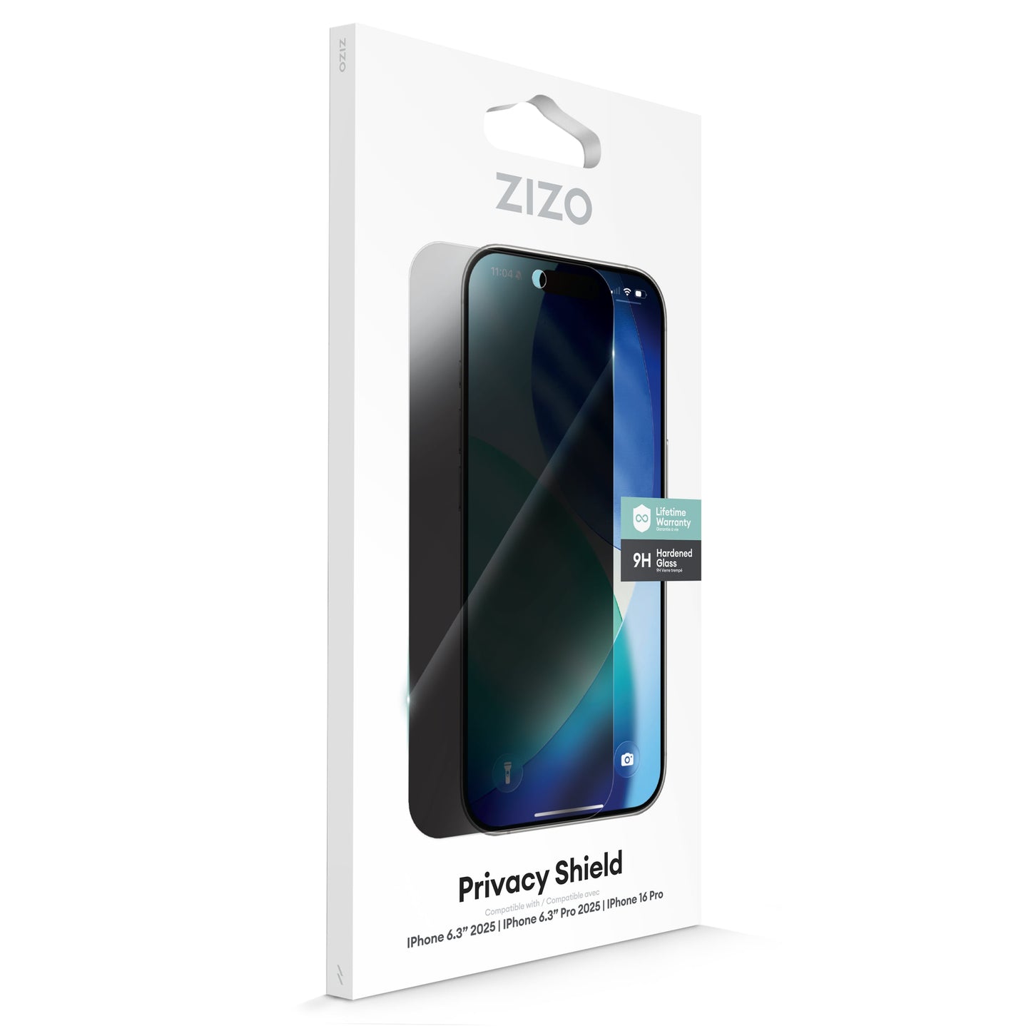 ZIZO PRIVACY Tempered Glass Screen Protector for iPhone 17 Pro