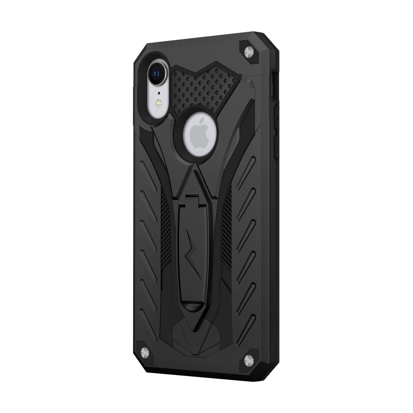 For iPhone XR - Zizo Static Series Dual Layered Hybrid Case with Kickstand