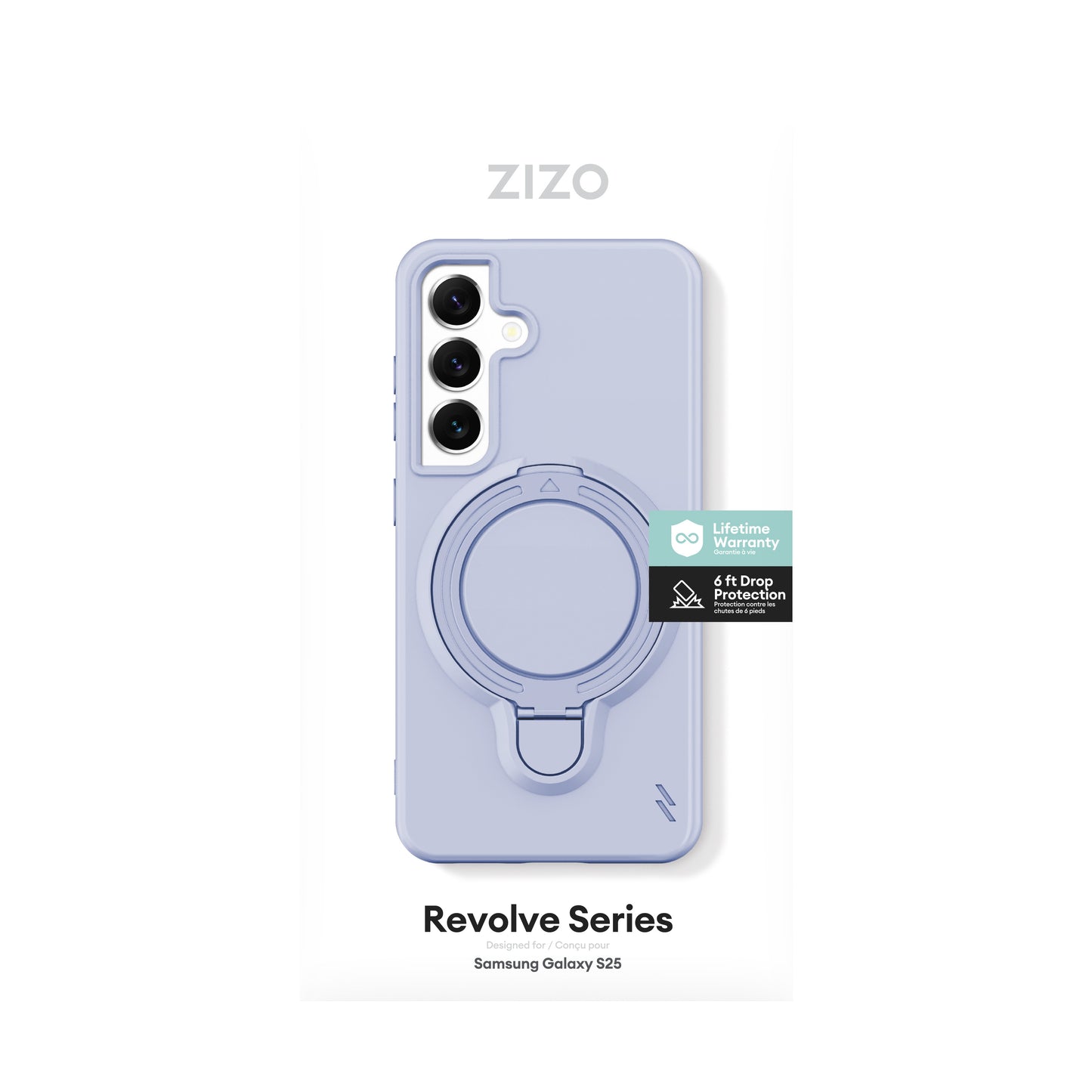 ZIZO REVOLVE Series Galaxy S25 Case - Violet - ZIZO Wireless