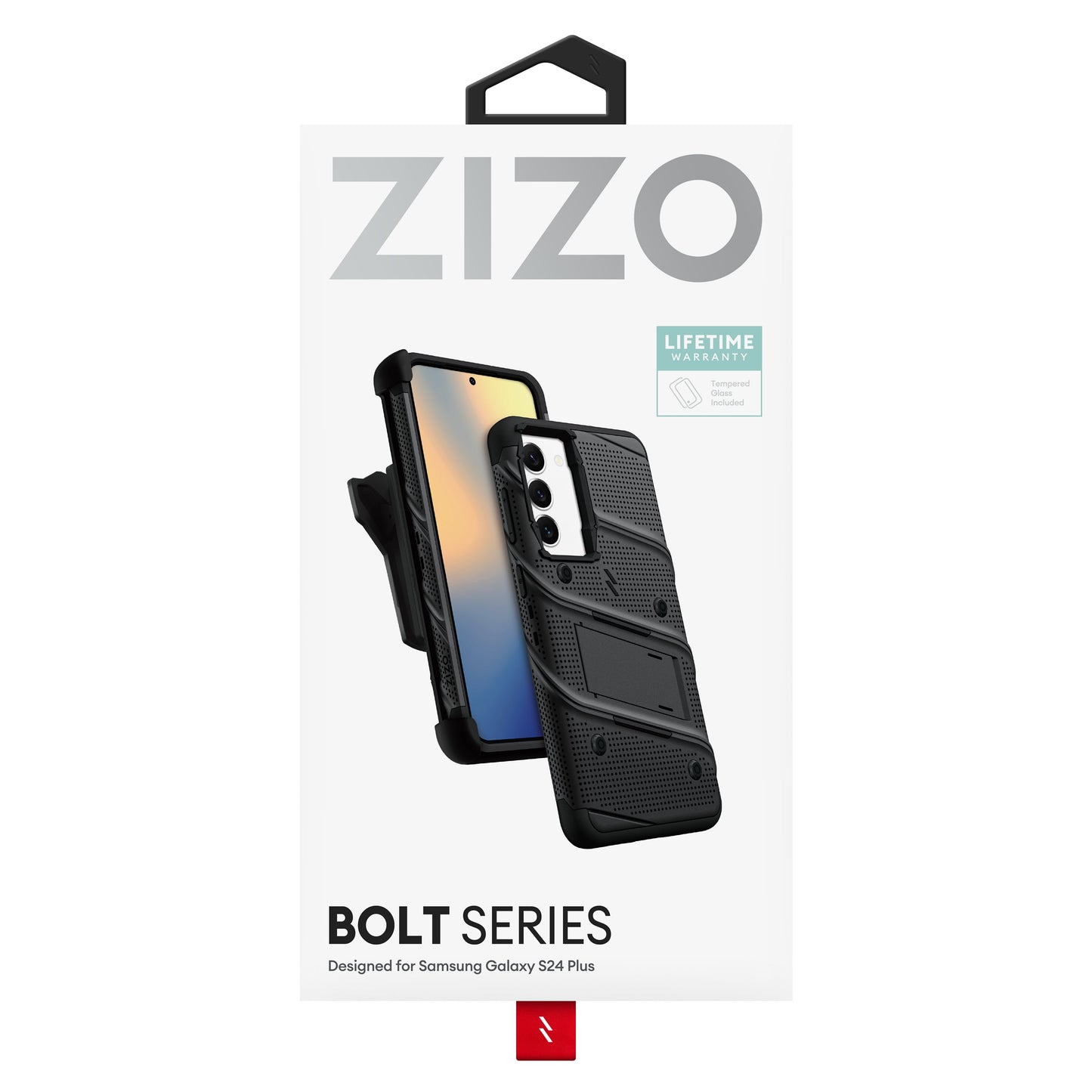 ZIZO BOLT Bundle Galaxy S24 Plus Case with Tempered Glass