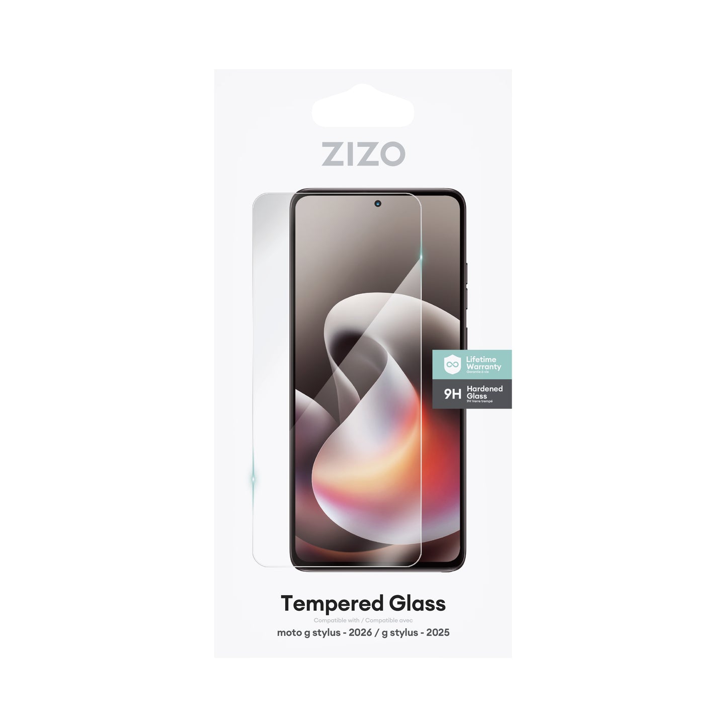 ZIZO TEMPERED GLASS Screen Protector for moto g stylus - 2026 / 2025